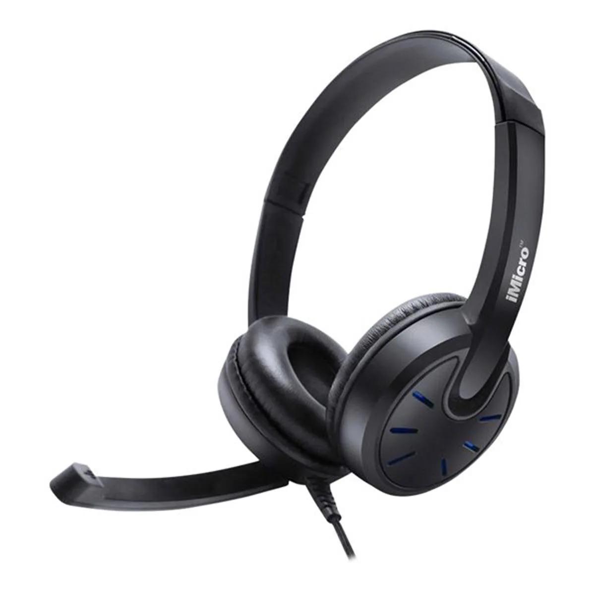 iMicro iMicro SP-ME292 Wired On-Ear Gaming Headset, Black — product photo