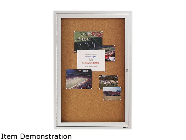 ACCO ACCO 2121 Enclosed Cork Bulletin Board 36 x 24 — product photo