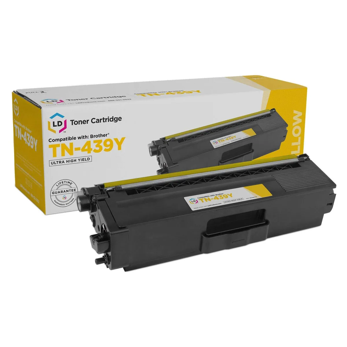 LD Products LD Products TN439Y Ultra High Yield Yellow Toner Cartridge 9000 pages — product photo