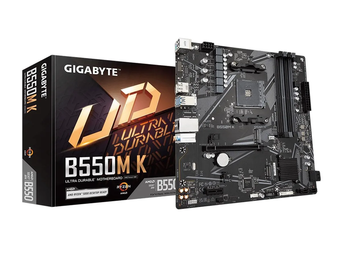 GIGABYTE GIGABYTE B550M K AM4 AMD motherboard — product photo