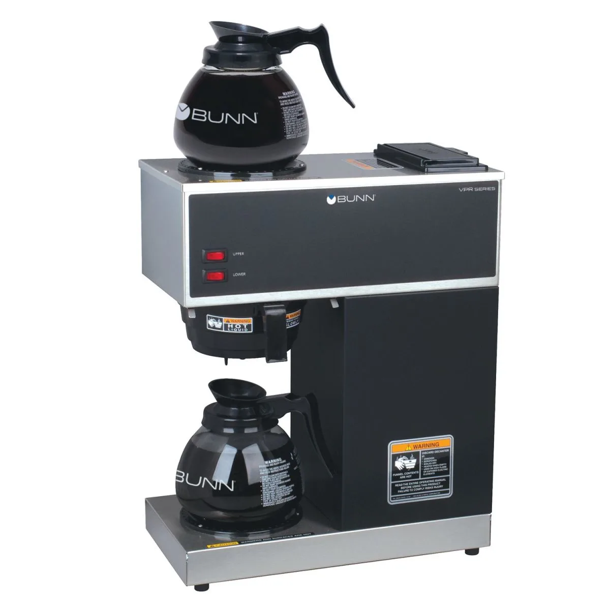  BUNN VPR 12 Cup Pourover Coffee Maker with 2 Glass Decanters — product photo
