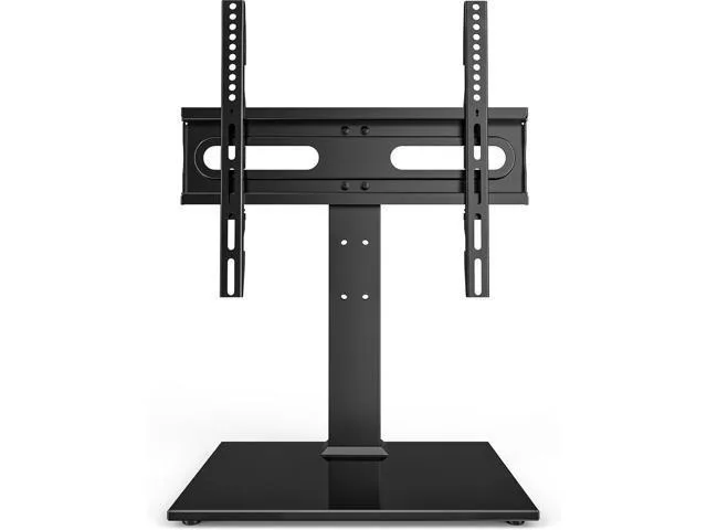 LORDWORLD LORDWORLD Universal TV Stand 27-60 inch 9 Level Height Adjustable Tempered Glass Base VESA 400x400mm — product photo
