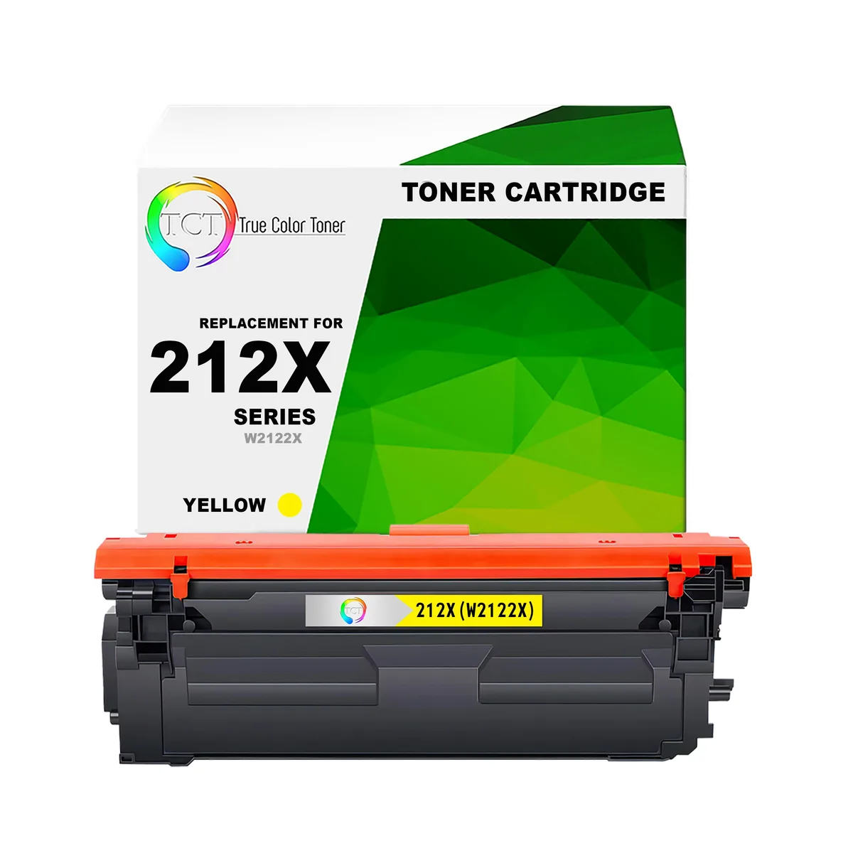 True Color Toner True Color Toner 212X Yellow Toner Cartridge W2122X High Yield 10000 Pages — product photo