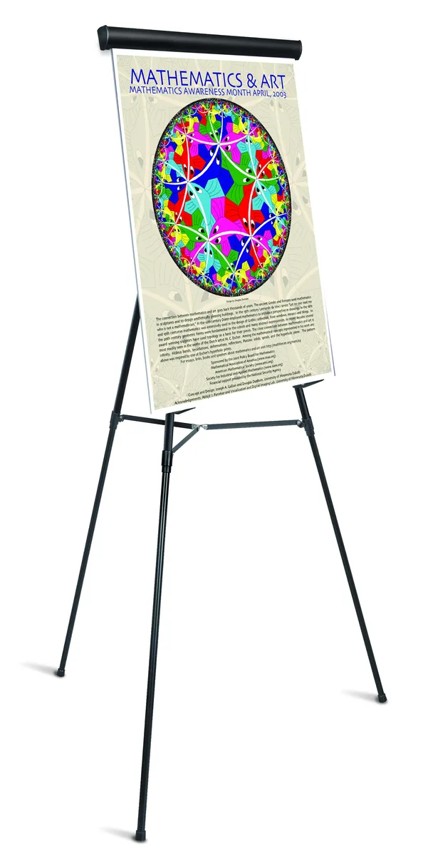 Mastervision Mastervision 3-Leg Lightweight Telescoping Display Easel, Black — product photo