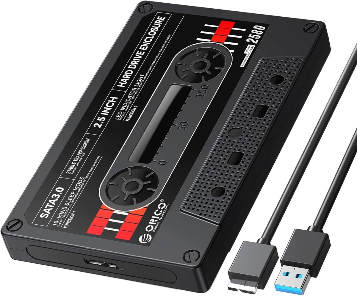 Orico Orico 2.5" SATA to USB 3.0 Drive Enclosure DIY Sticker 6TB — product photo