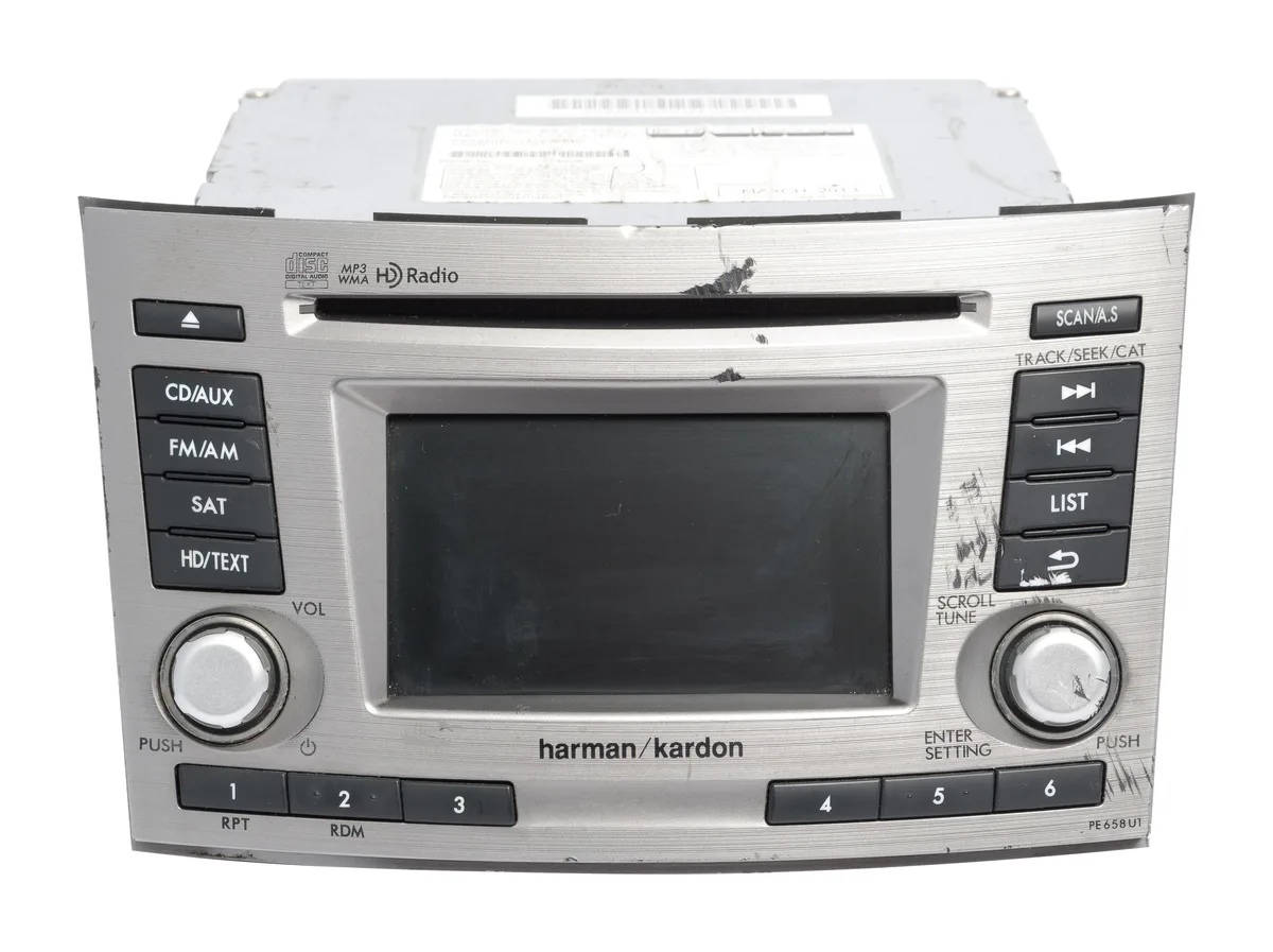 1 Factory Radio 1 Factory Radio 86201AJ65A receiver 2013-2014 Subaru Legacy AM FM CD MP3 Bluetooth — product photo