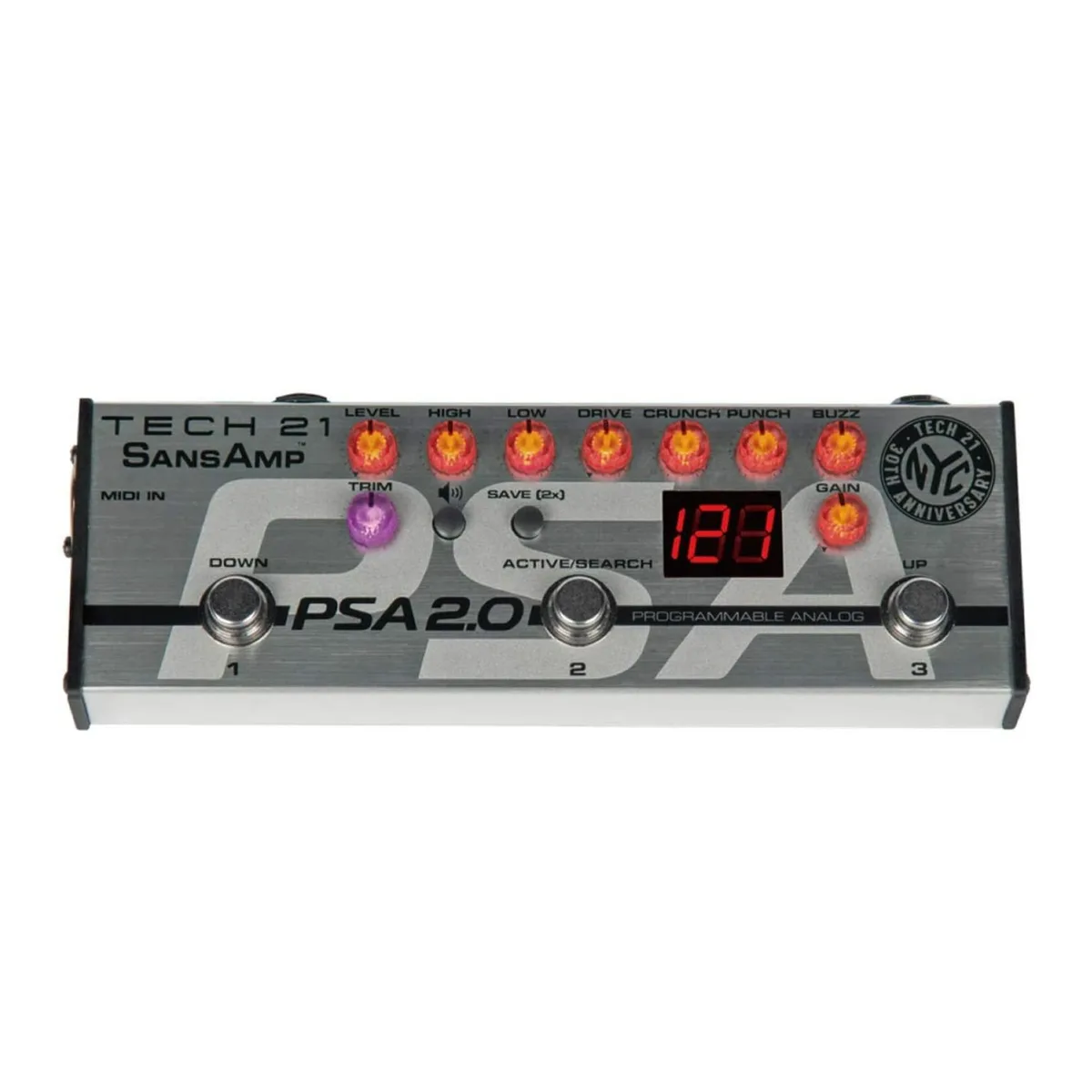 Tech 21 Tech 21 SansAmp PSA 2.0 Programmable Pre-Amp Pedal — product photo