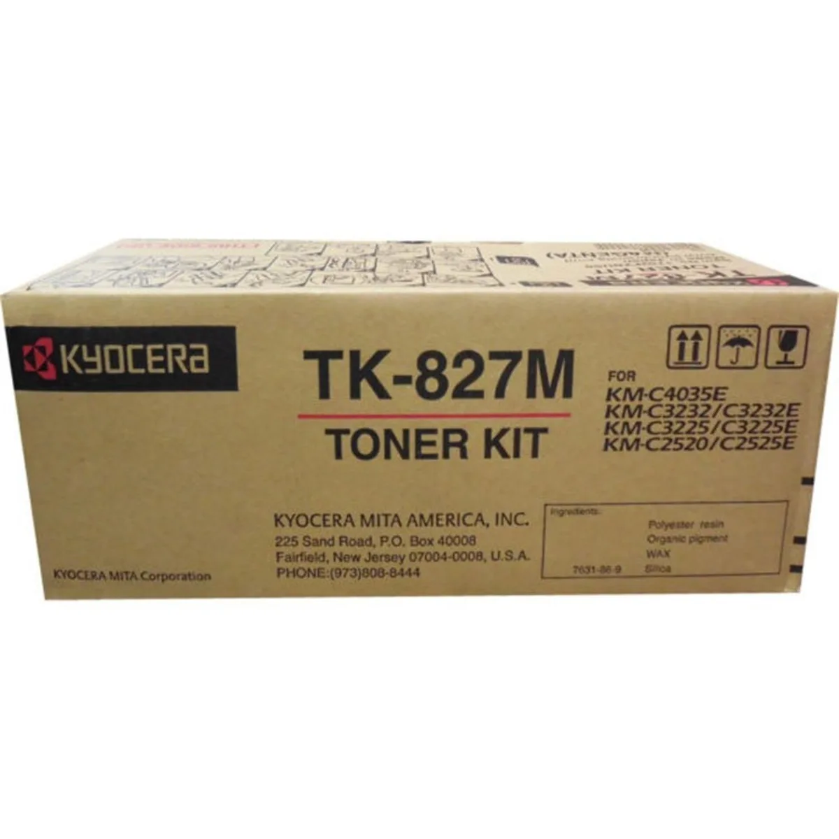 Kyocera Kyocera TK827M Magenta Toner Cartridge 7000 Pages — product photo