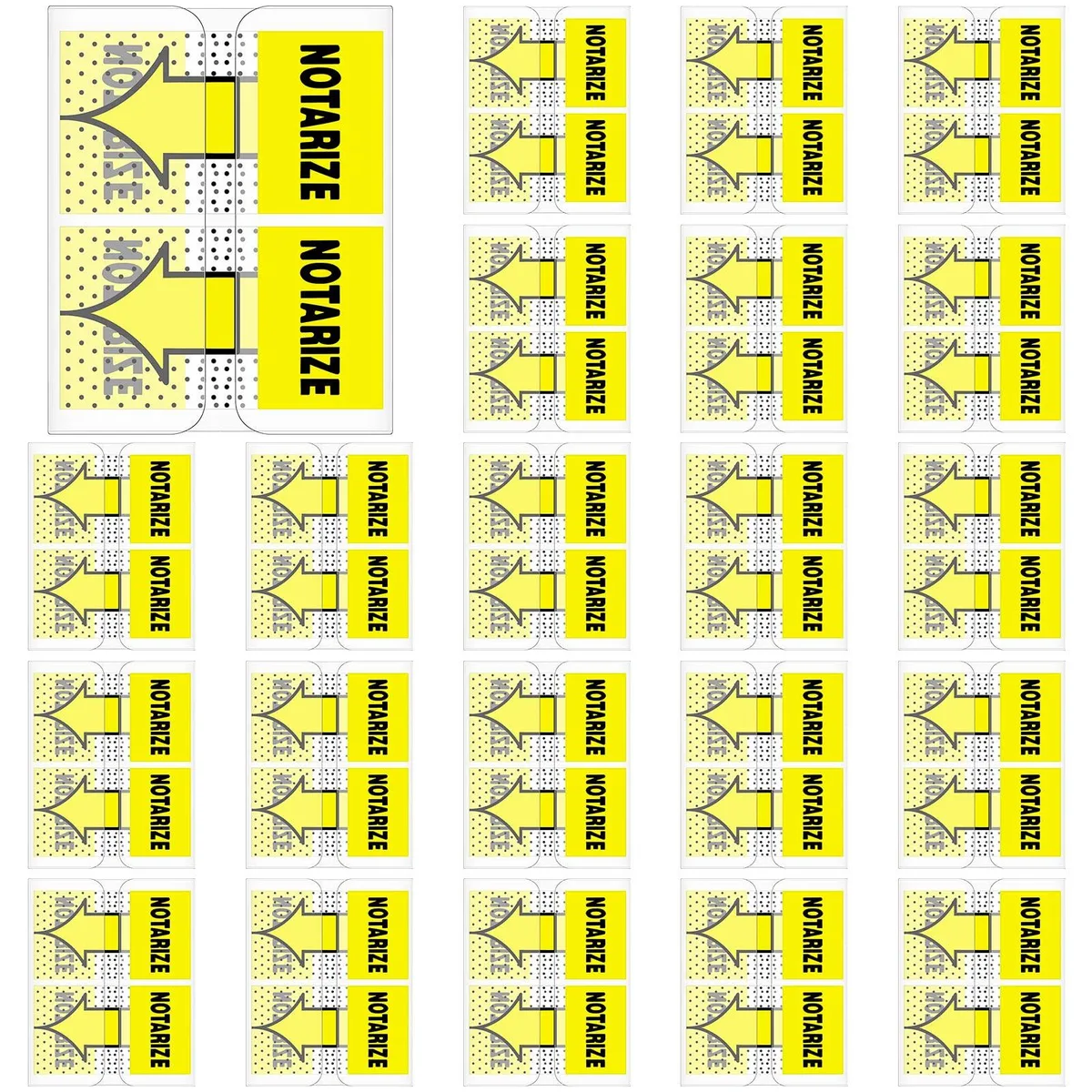  Qeeenar YUI-Qeeenar-3987 sticky note flags 16 boxes 50 pages 800 total — product photo