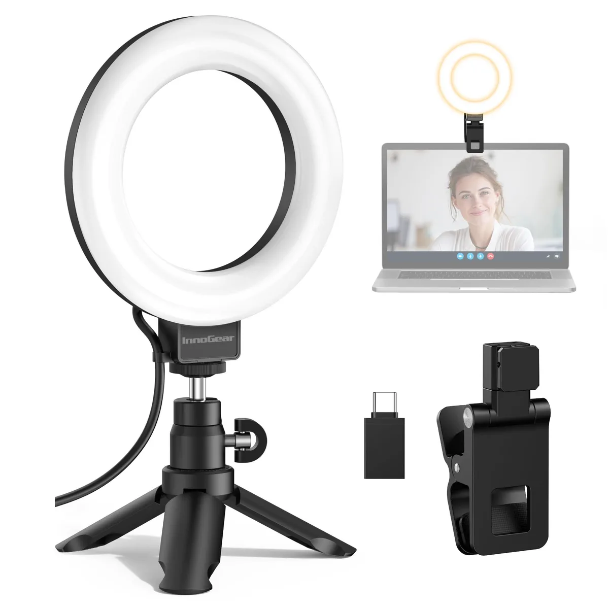 Neewer F-602 5" 60 LED USB Ring Lighting — product photo