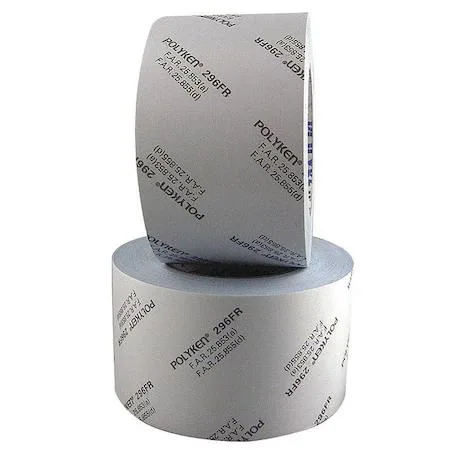 White flame-retardant glass cloth tape roll 4 inch by 36 yard