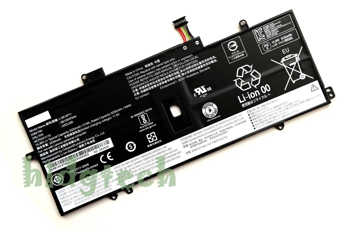 Beisite Beisite L18C4P71 L18L4P71 L18M4P72 L18L4P72 laptop battery 51Wh 15.36V — product photo