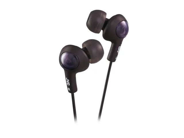 JVC JVC HA-FX5-B Inner-Ear Gumy Plus Headphone Black 11mm 3.5mm 1.0m 16Ω 103dB — product photo