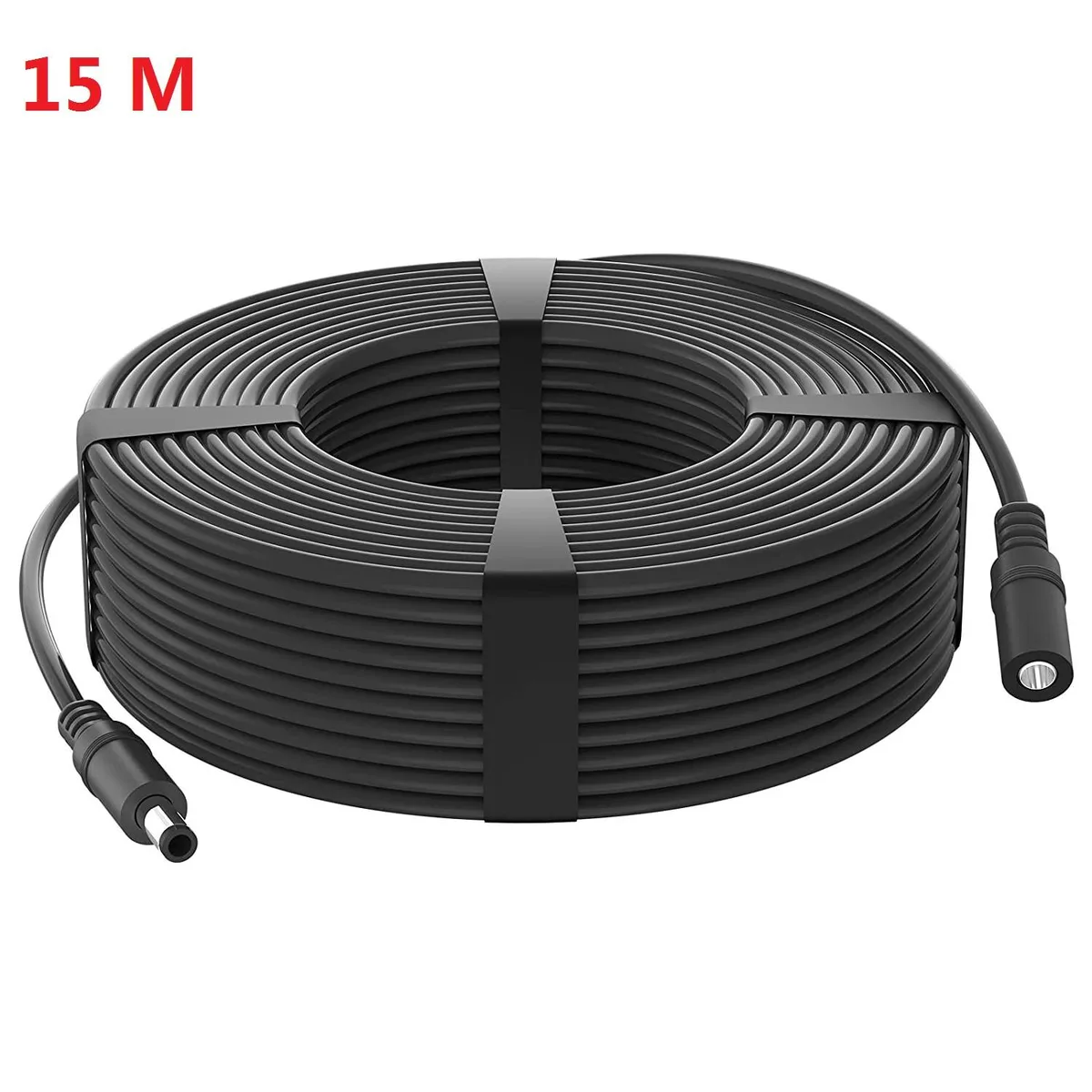 Hiseeu Hiseeu 15M 50ft 5.5mm 2.1mm 12V DC Power Extension Cable — product photo