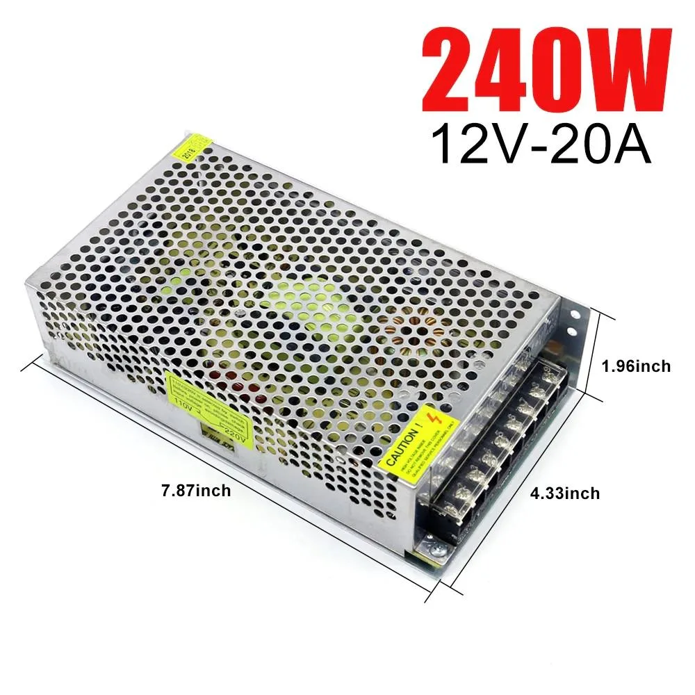 The Perfect Part The Perfect Part 12-pack Audio/Video Switch Silver AC110-220V DC 5V/12V/24V — product photo