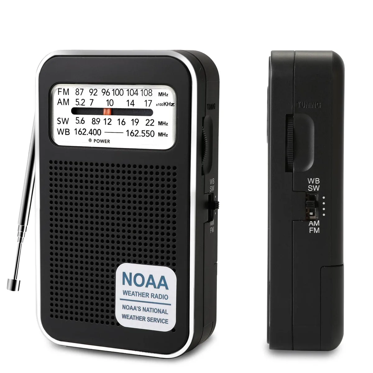  Geartist 10P 4 Band AM FM SW NOAA Pocket Radio — product photo