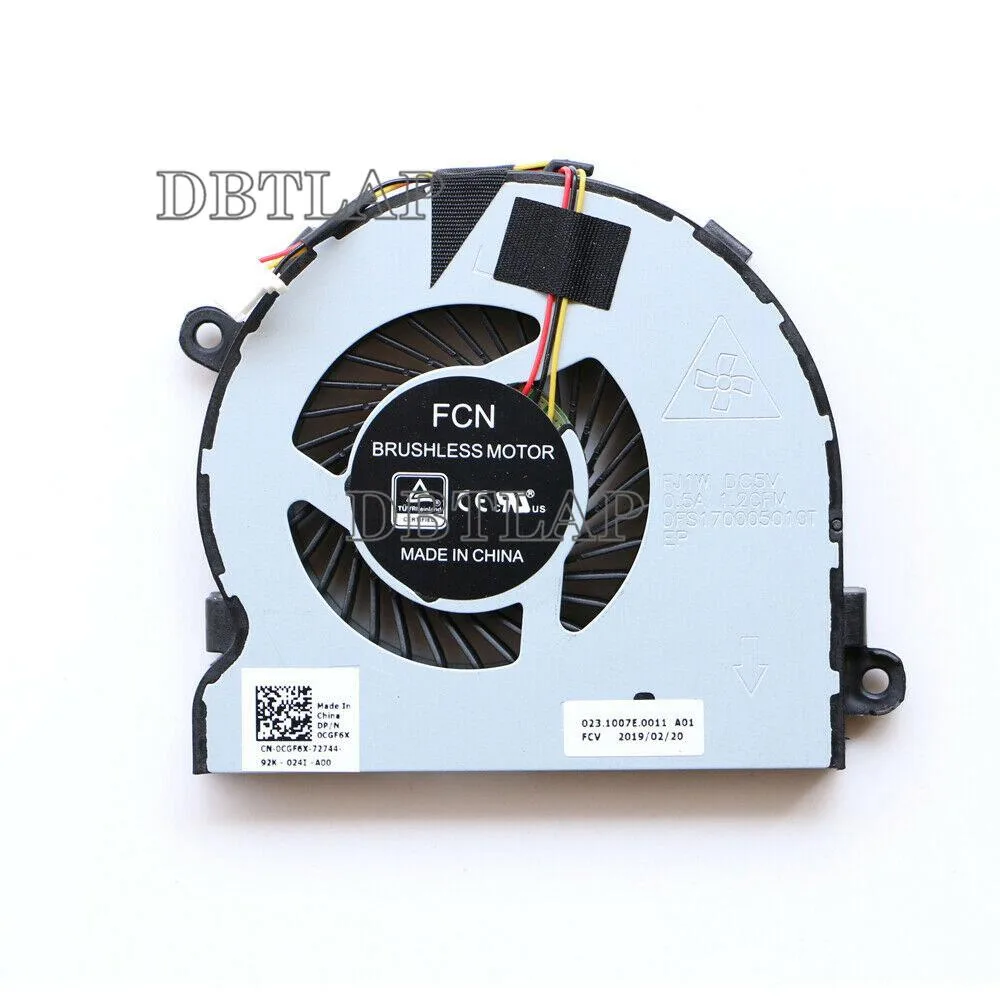 DBTLAP DBTLAP CPU Fan for Dell Vostro 15-3568 laptop cooling pad — product photo