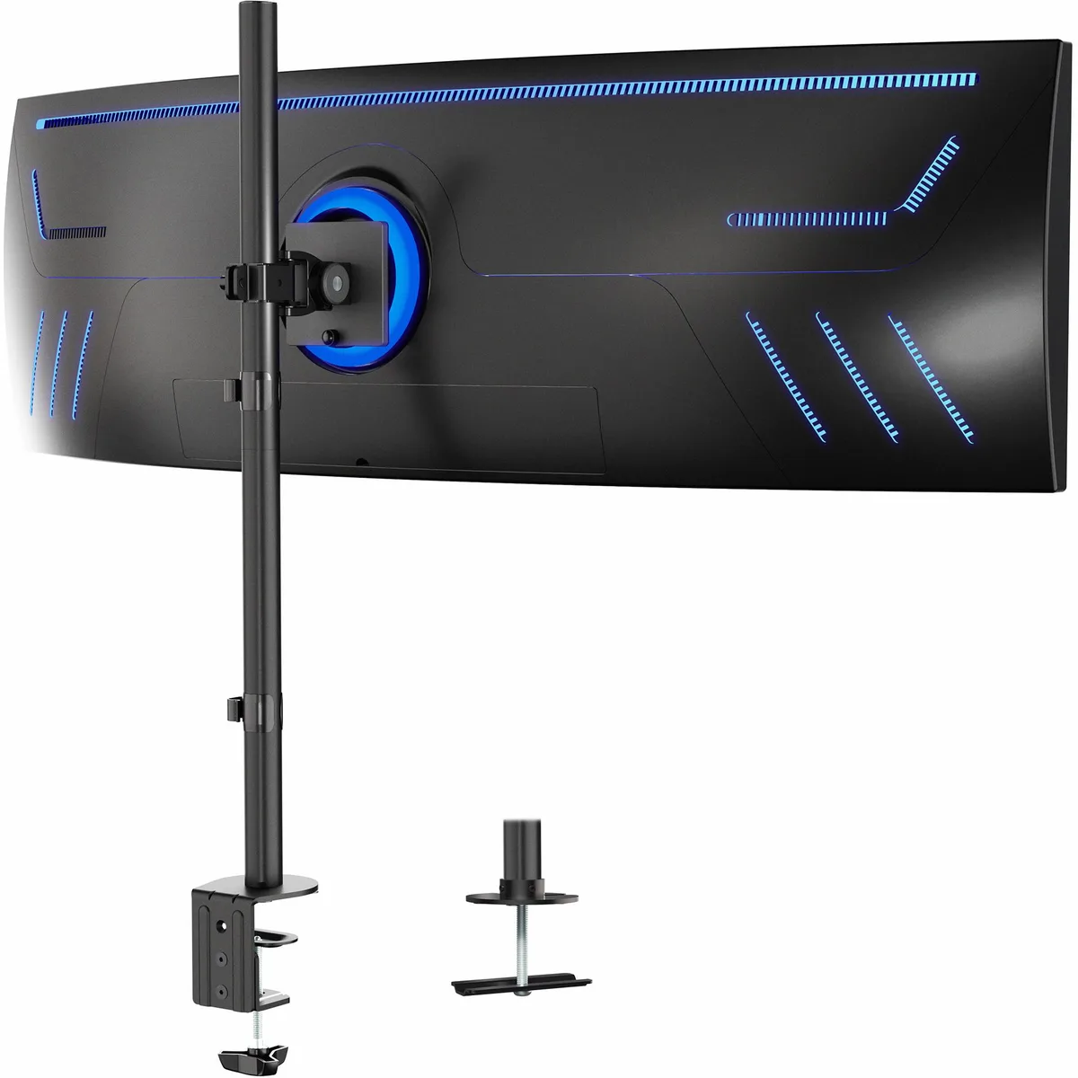 VIVO VIVO STAND-V100R Ultrawide Monitor Desk Mount 49" 44 lbs 31.5" pole — product photo