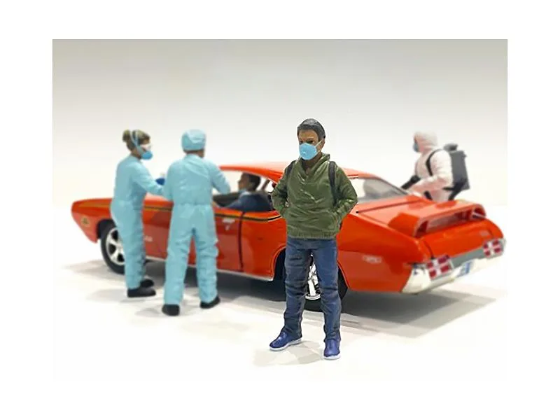 American Diorama American Diorama Hazmat Crew Figurine V 1/24 Scale 76371 — product photo