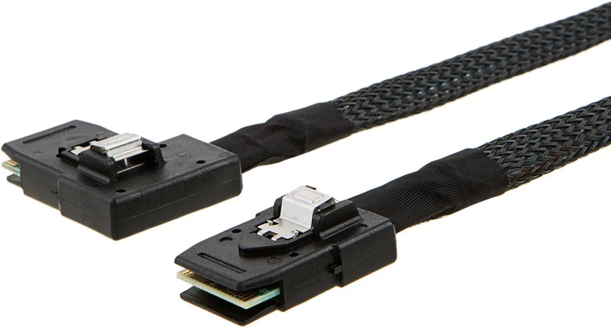 CableCreation CableCreation Mini SAS SFF-8087 to Right Angle SFF-8087 Cable 2.5FT — product photo