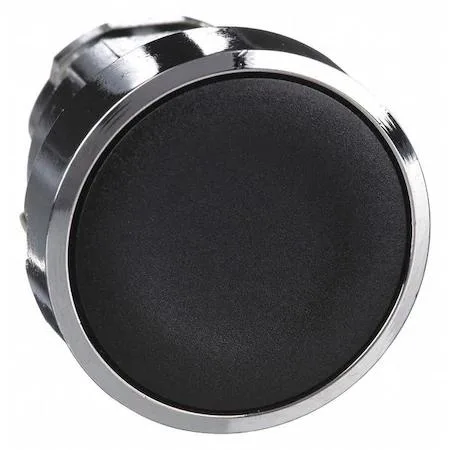 Schneider Electric ZB4BA2 black metal flush push button 22 mm