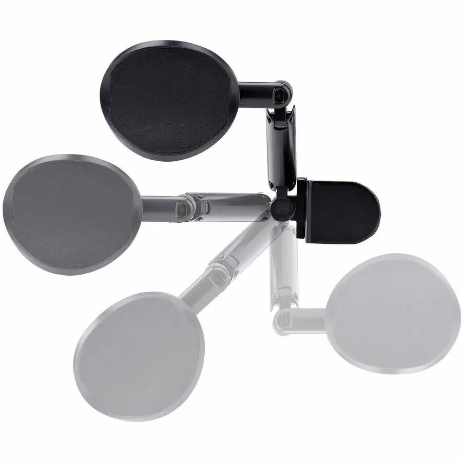 STARTECH STARTECH Adjustable Arm Rest for Office Desk Clamp-On No Drill Installation Black — product photo