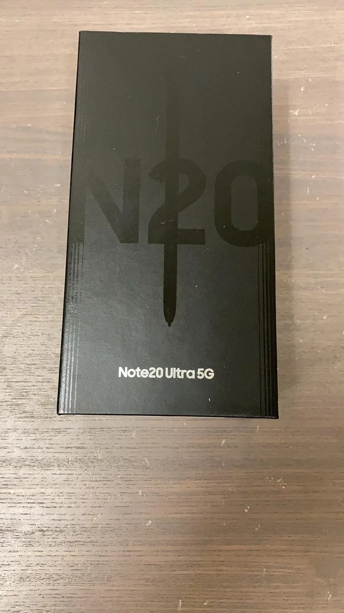 SAMSUNG SAMSUNG Galaxy Note 20 Ultra 5G 128GB SM-N986U AT&amp;T Mystic Black prepaid — product photo