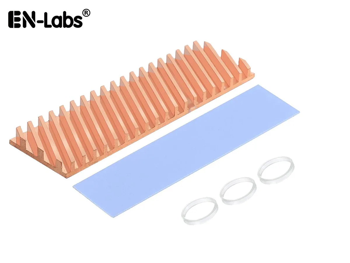 EN-Labs EN-Labs M.2 SSD Copper Heatsink 70x20x4.0mm diy cooling — product photo