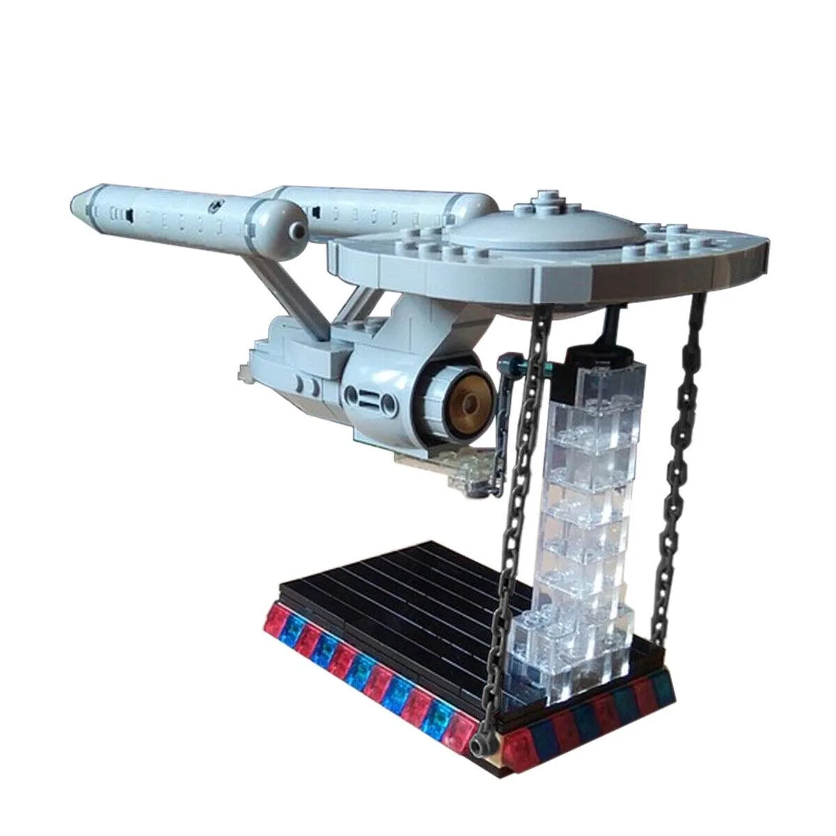 ZITIANYOUBUILD ZITIANYOUBUILD MOC-43545 Tensegrity Flying Spaceship 285 Pieces Building Set — product photo