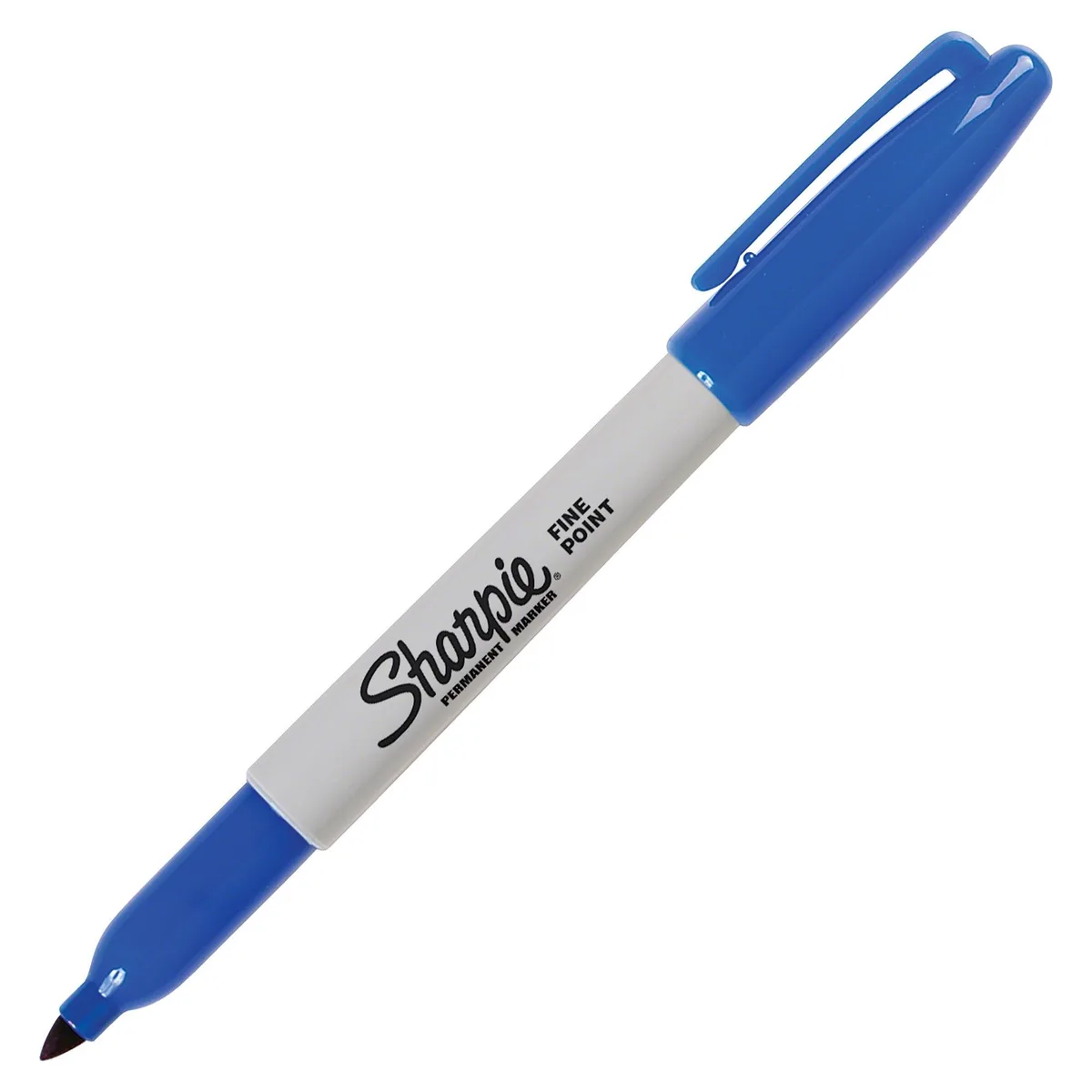 Sanford Sanford 30003 Permanent Fine Point Markers 12 Pack Blue — product photo