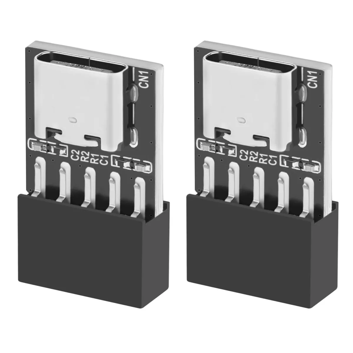 LORDWORLD LORDWORLD 2 Pack USB 2.0 9 Pin to Type C Header Adapter — product photo
