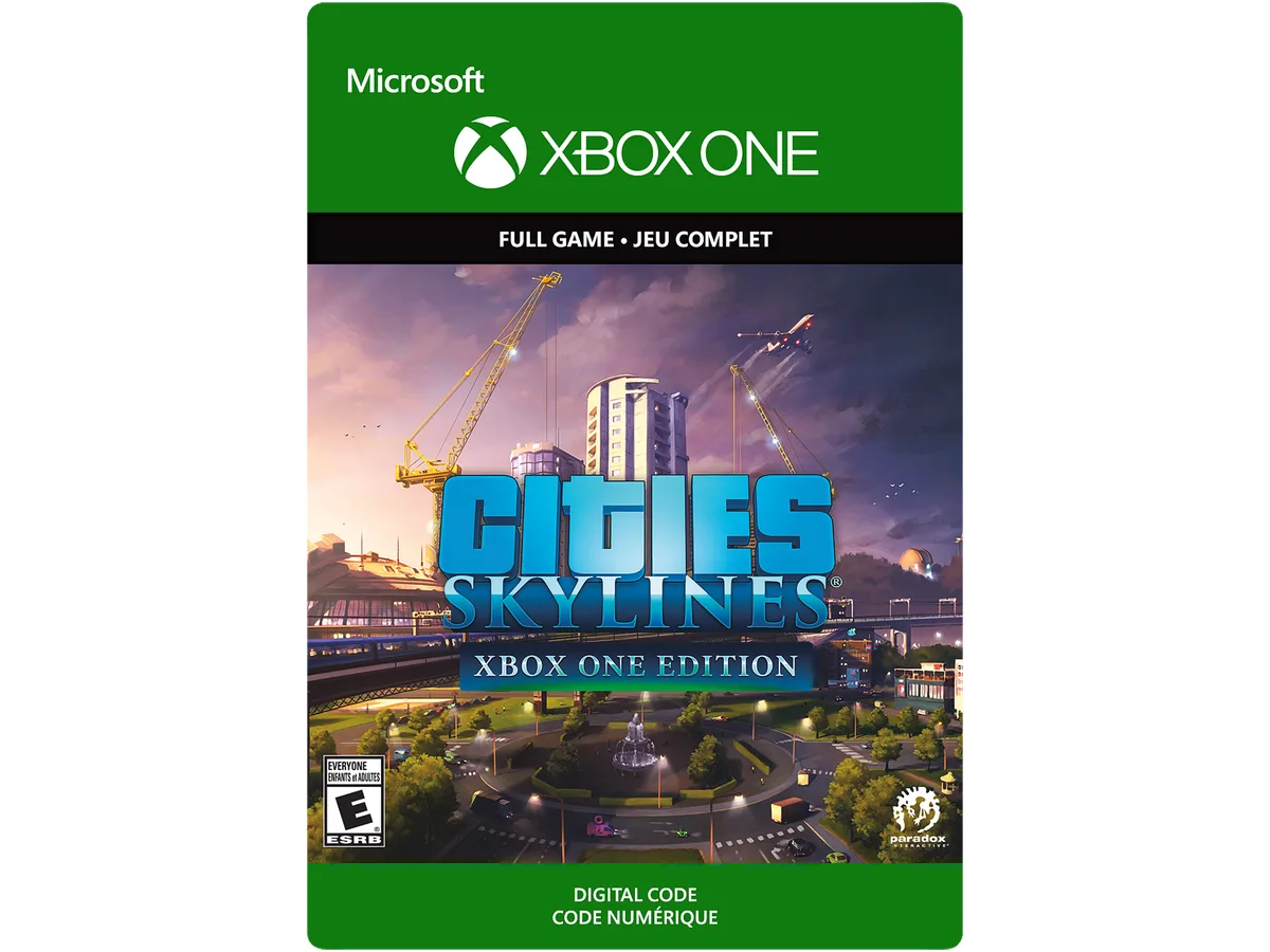 Microsoft Microsoft 6JN-00039 Cities: Skylines Xbox One Edition downloadable game — product photo