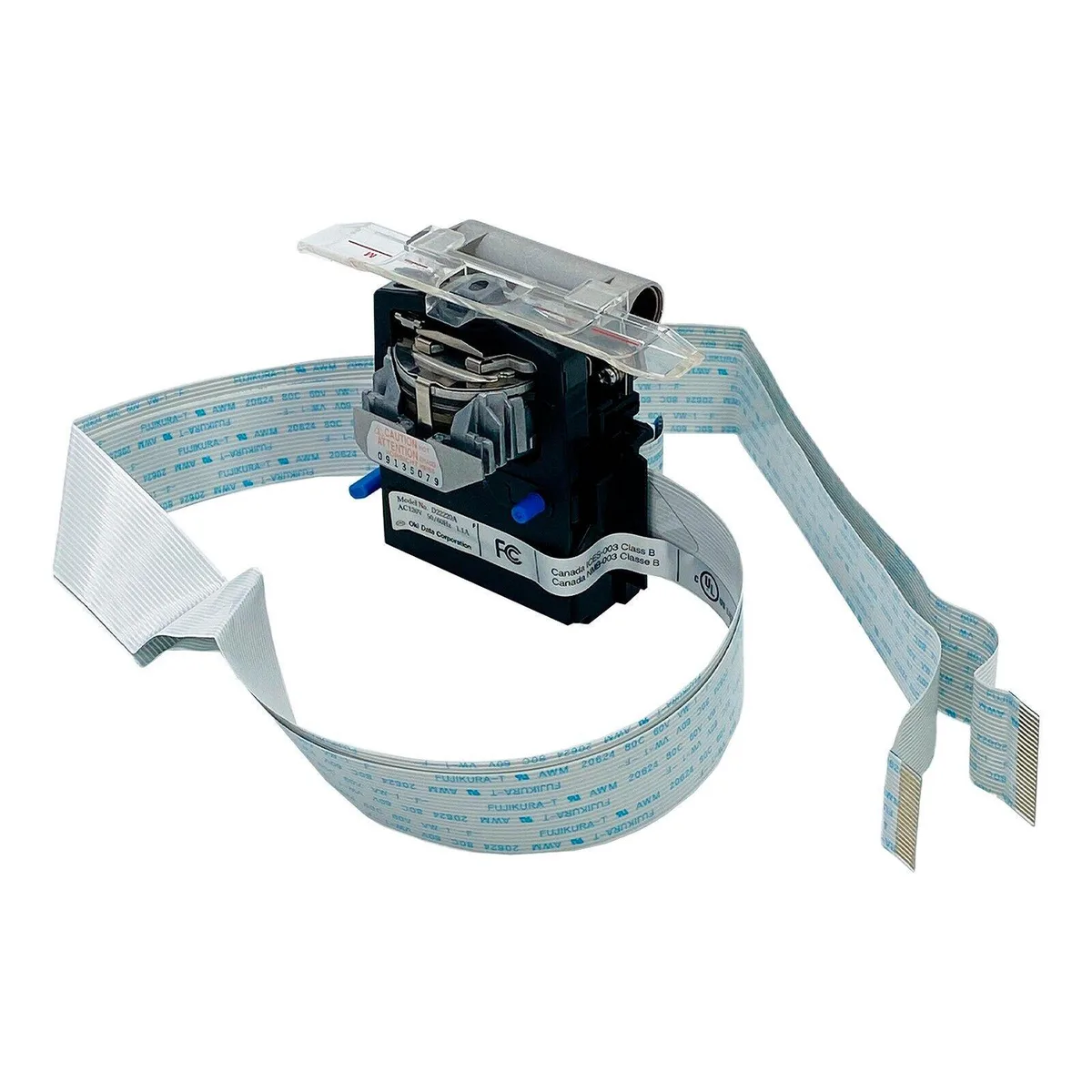 Black rectangular 24-pin dot matrix printhead for Microline 490