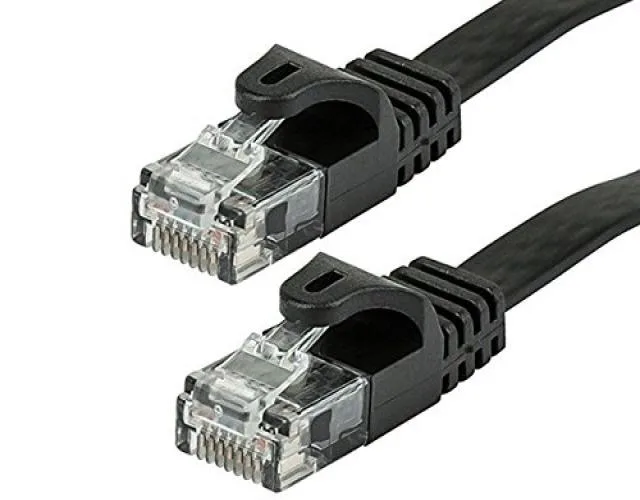 Monoprice Inc. Monoprice Inc. 9553 network ethernet cable 25 ft black Cat5e 350MHz 24AWG UTP — product photo