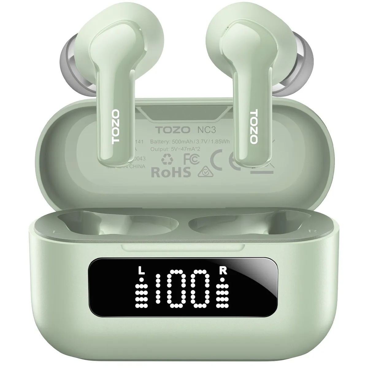 TOZO Store TOZO Store NC3 Hybrid ANC Earbuds Green — product photo