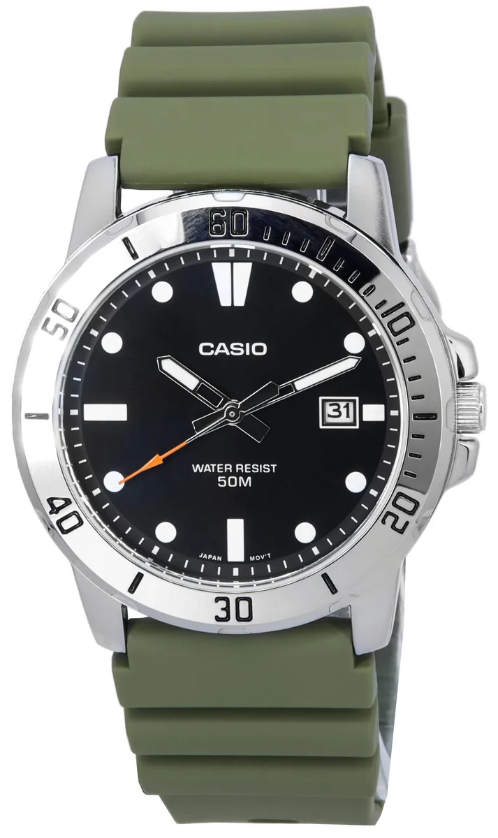 CASIO CASIO MTP-VD01-3E Analog Watch Black Dial 45.00 mm 50m Water-Resistant — product photo