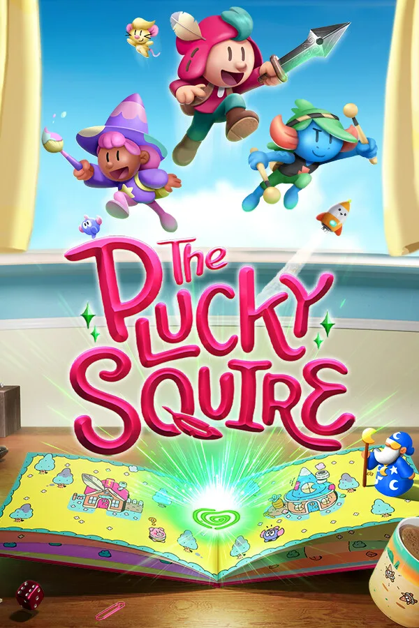 Steam digital code card for The Plucky Squire adventure game