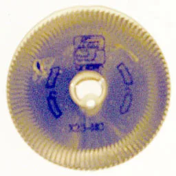 Satin chrome cutting wheel for 025 and 045 key machines