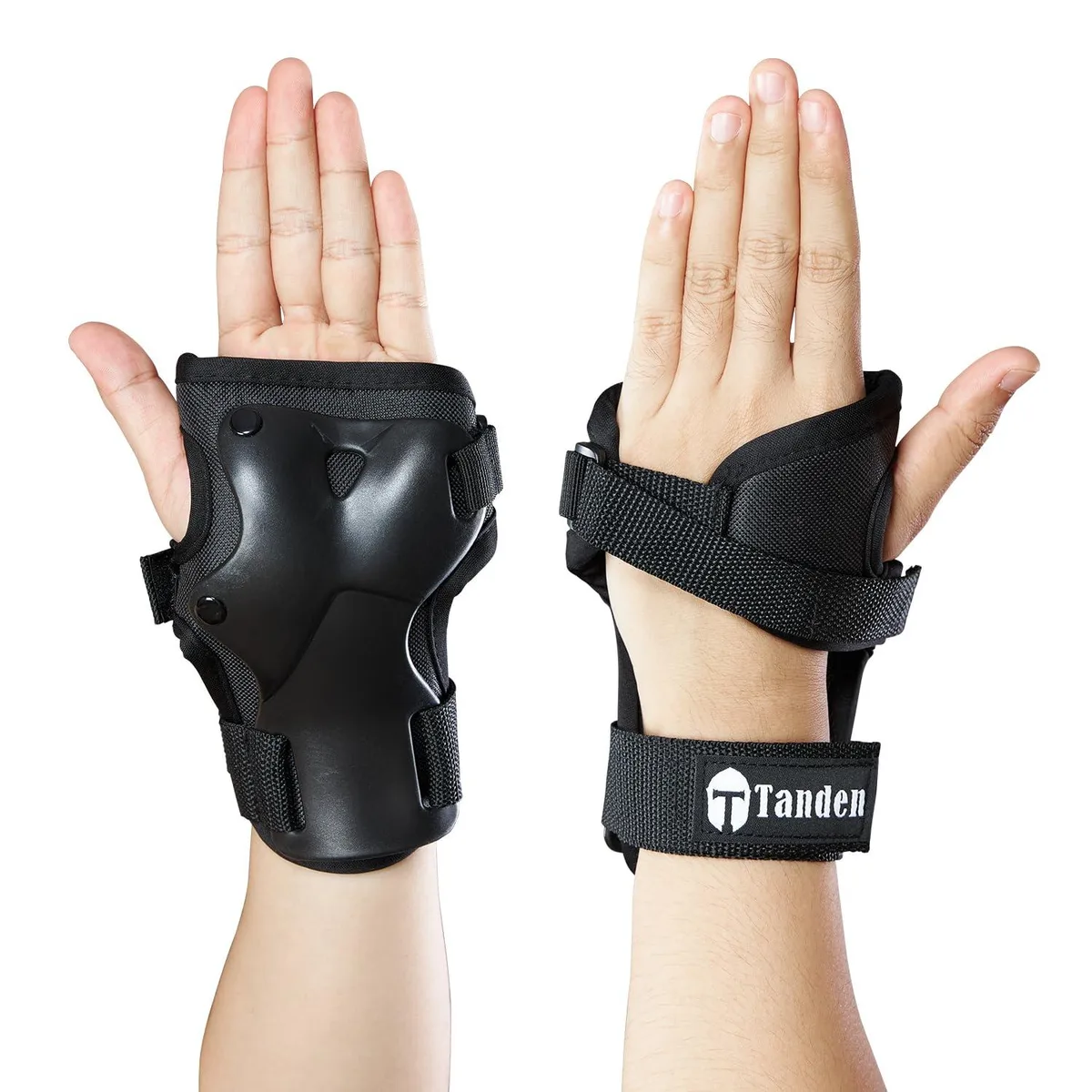 Tanden HW-S Wrist Guards Size 3 Black Skateboard Protective Gear — product photo