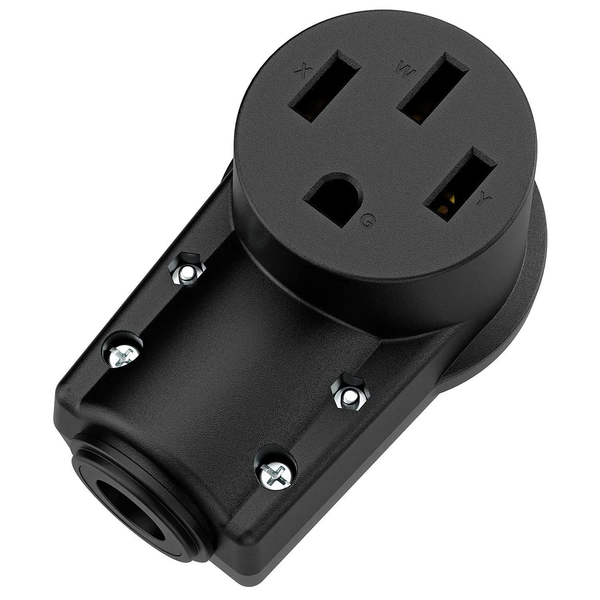 LORDWORLD LORDWORLD NEMA 14-50R 50A 125/250V Female Connector Black — product photo