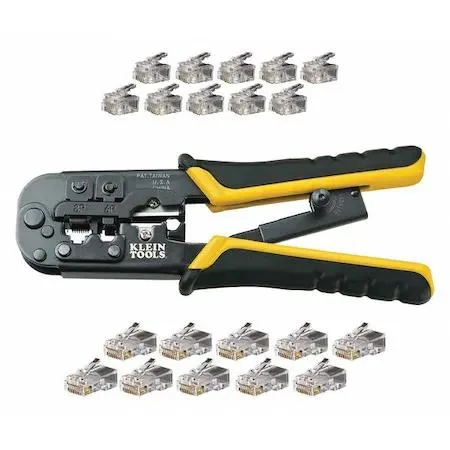 Klein Tools Klein Tools VDV226-817 Crimper and Connector Kit — product photo