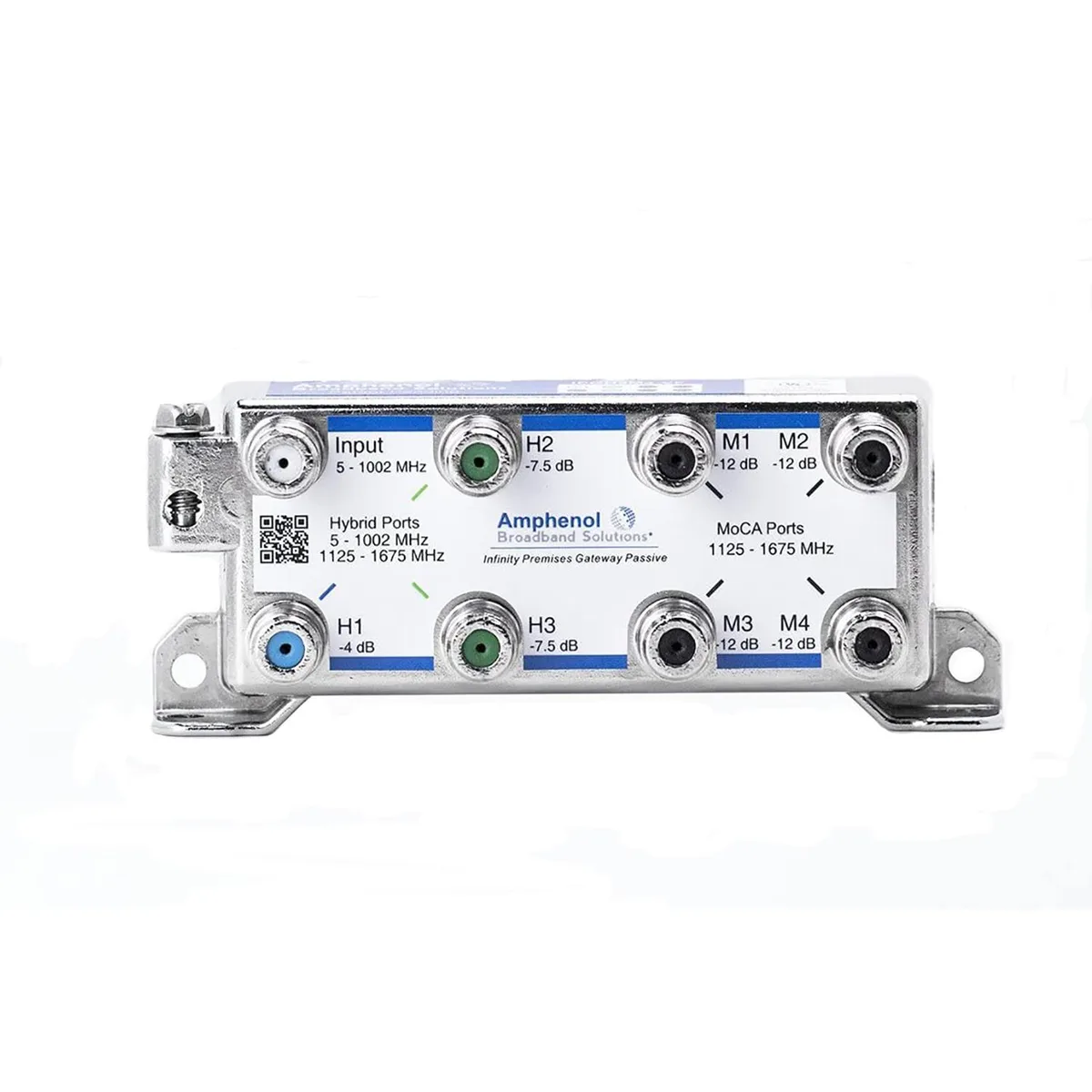 Amphenol Amphenol IPGH3M4-VF 3xHybrid+4xMoCA Coaxial Splitter — product photo