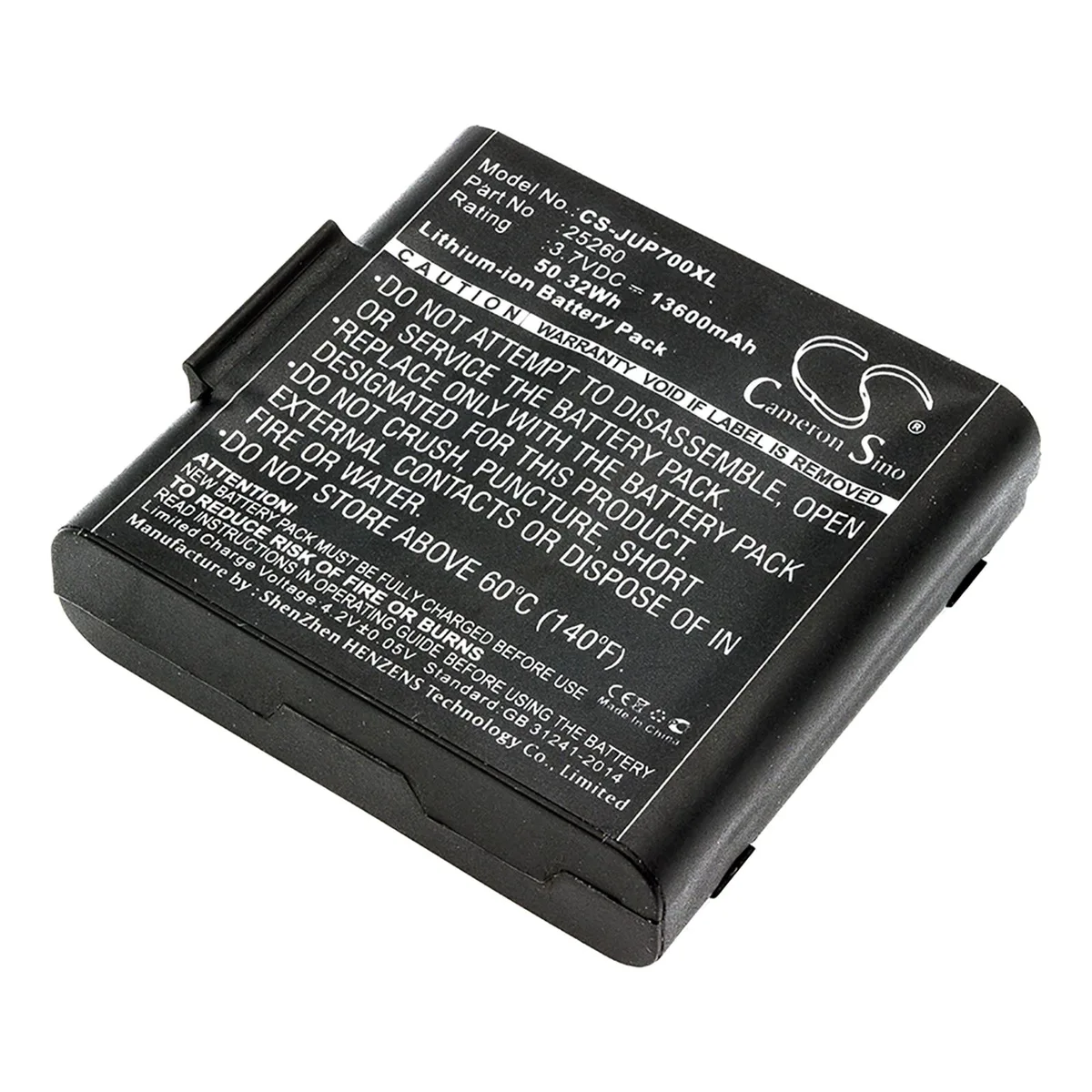 Centenex Electronics Centenex Electronics DS-CS-JUP700XL GPS Battery 13.6 Ah Black — product photo