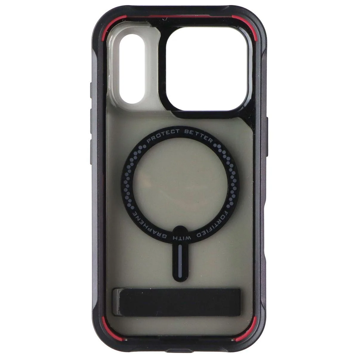 ZAGG ZAGG Rainier Case with Kickstand for MagSafe iPhone 17 Pro Smoke — product photo