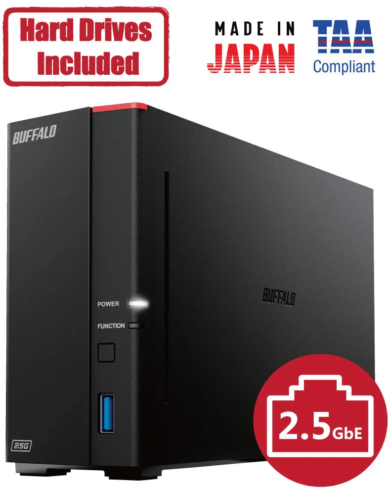 Buffalo Technology Buffalo Technology LS710D0201 1-Bay NAS 2TB — product photo