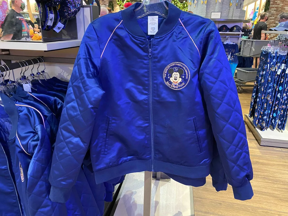 Disney Disney World's Most Magical Celebration Bomber Jacket Dark Blue M Female — product photo