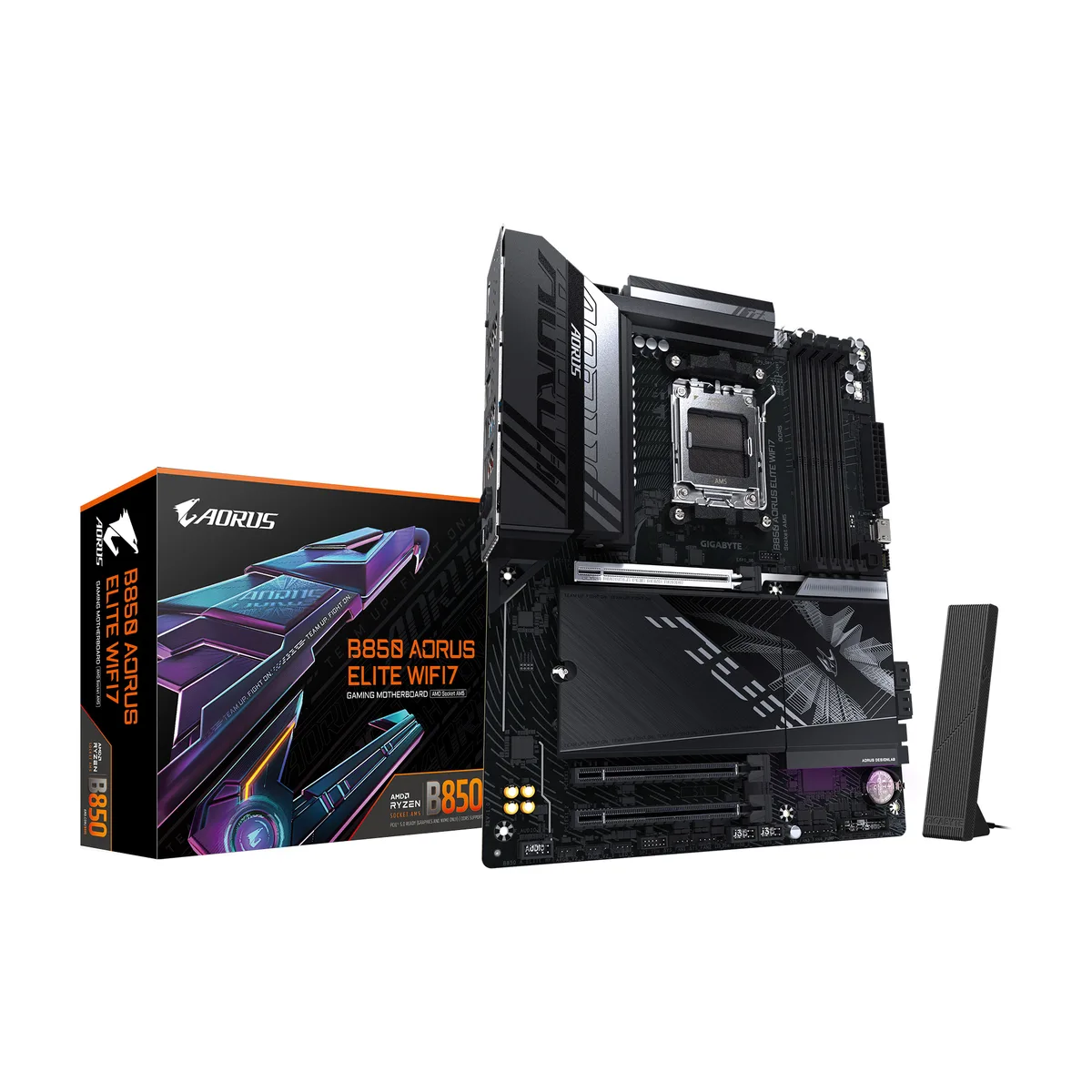 GIGABYTE GIGABYTE B850 AORUS ELITE WF7 AMD motherboard — product photo