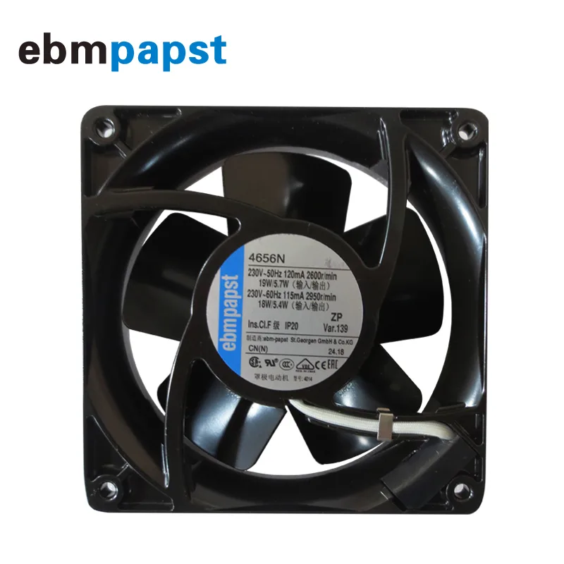Fans Fans 4656N AC 230V 19W 119x119x38mm 160m3/h 47dB case fan — product photo