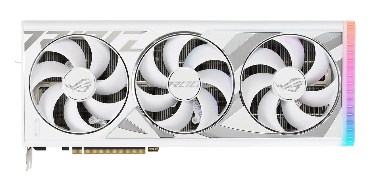ASUS ASUS ROG-STRIX-RTX4080-O16G-WHITE graphics card — product photo