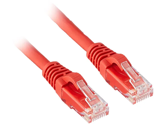 Cables To Go Cables To Go 03998 network ethernet cable Cat6 snagless unshielded 2 ft red — product photo
